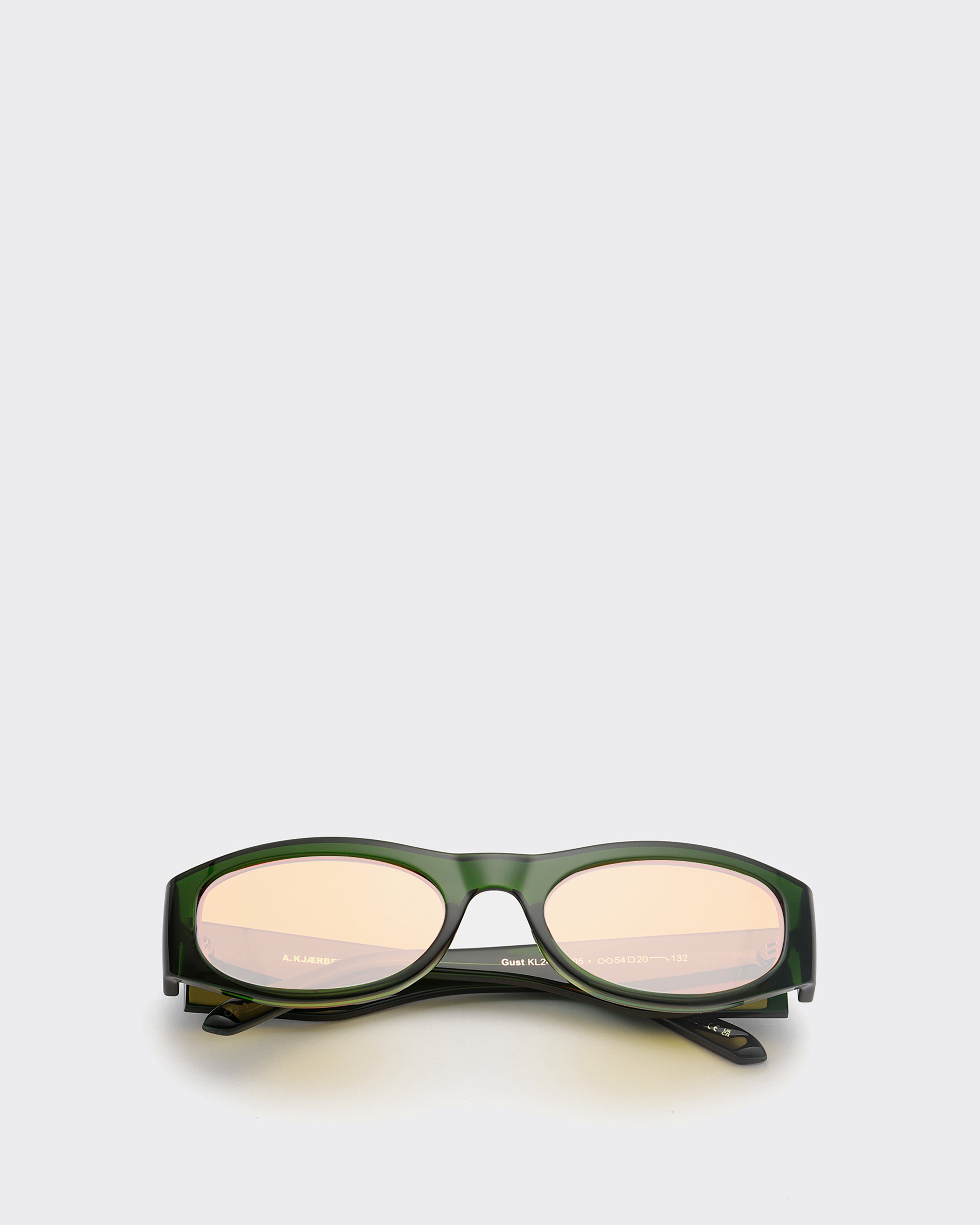 A.Kjærbede Occhiale da Sole Gust Dark Green Transparent