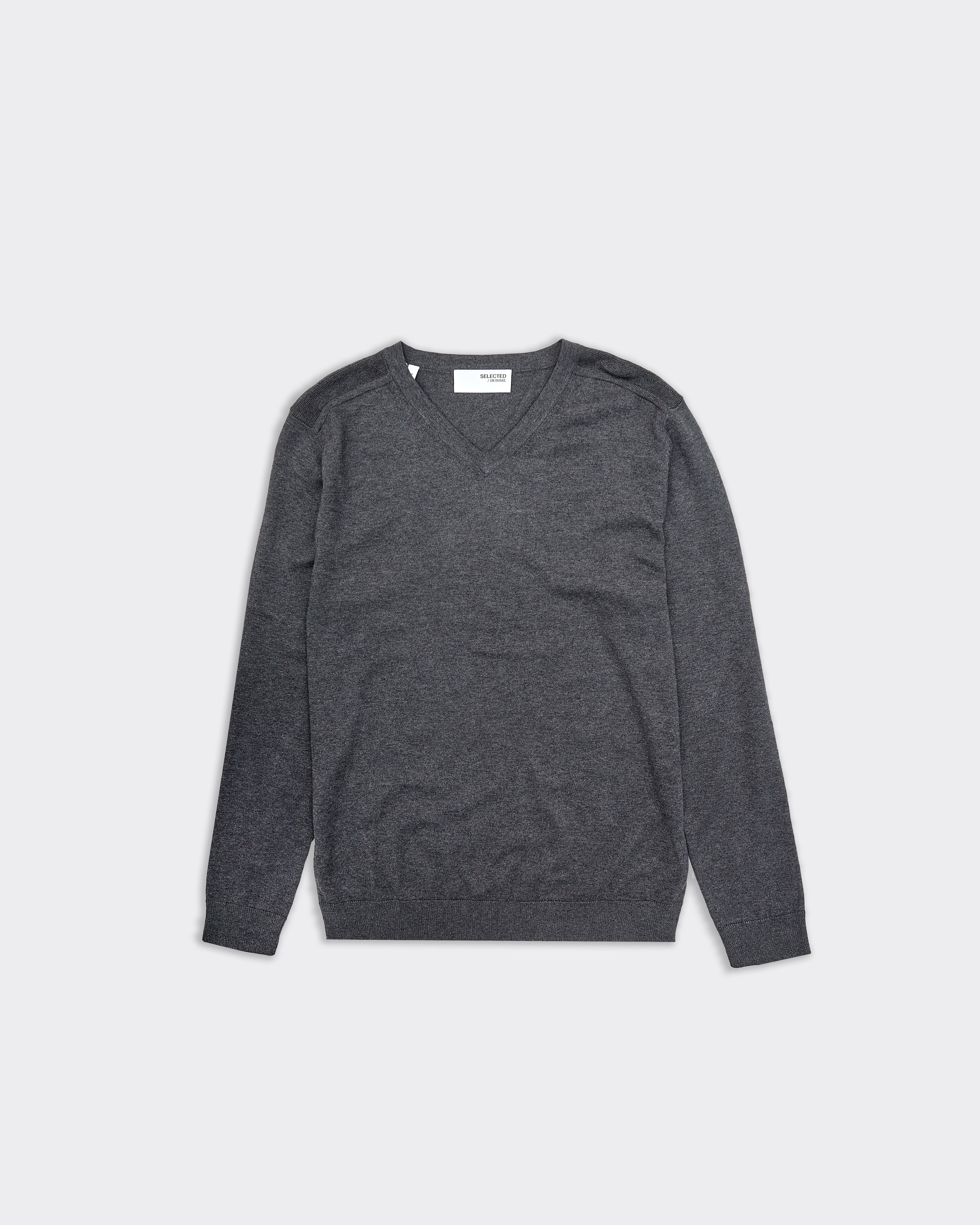 Image of Selected Homme Maglioncino Berg V-neck Grigio