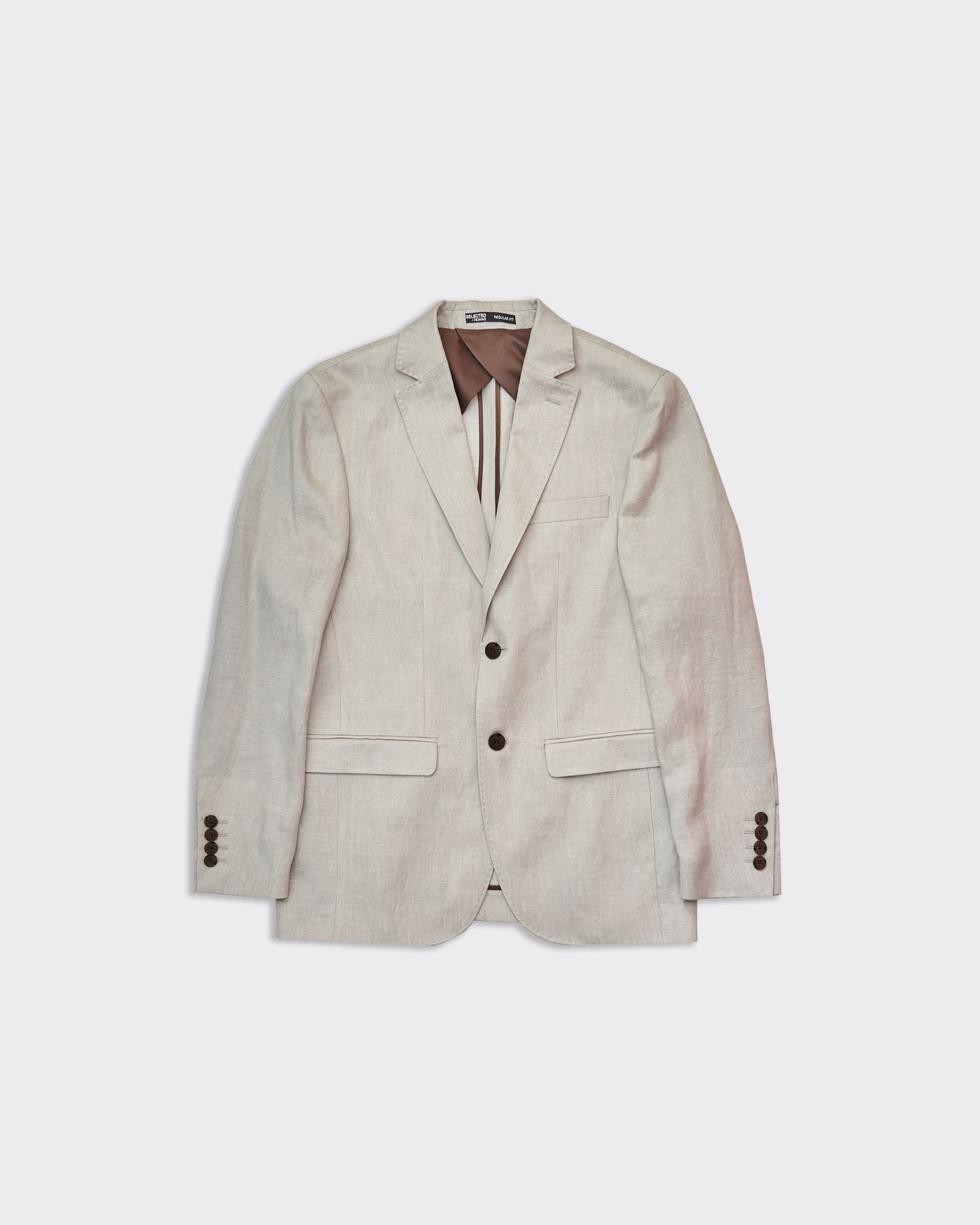 Image of Selected Homme Blazer Will Lino Sabbia