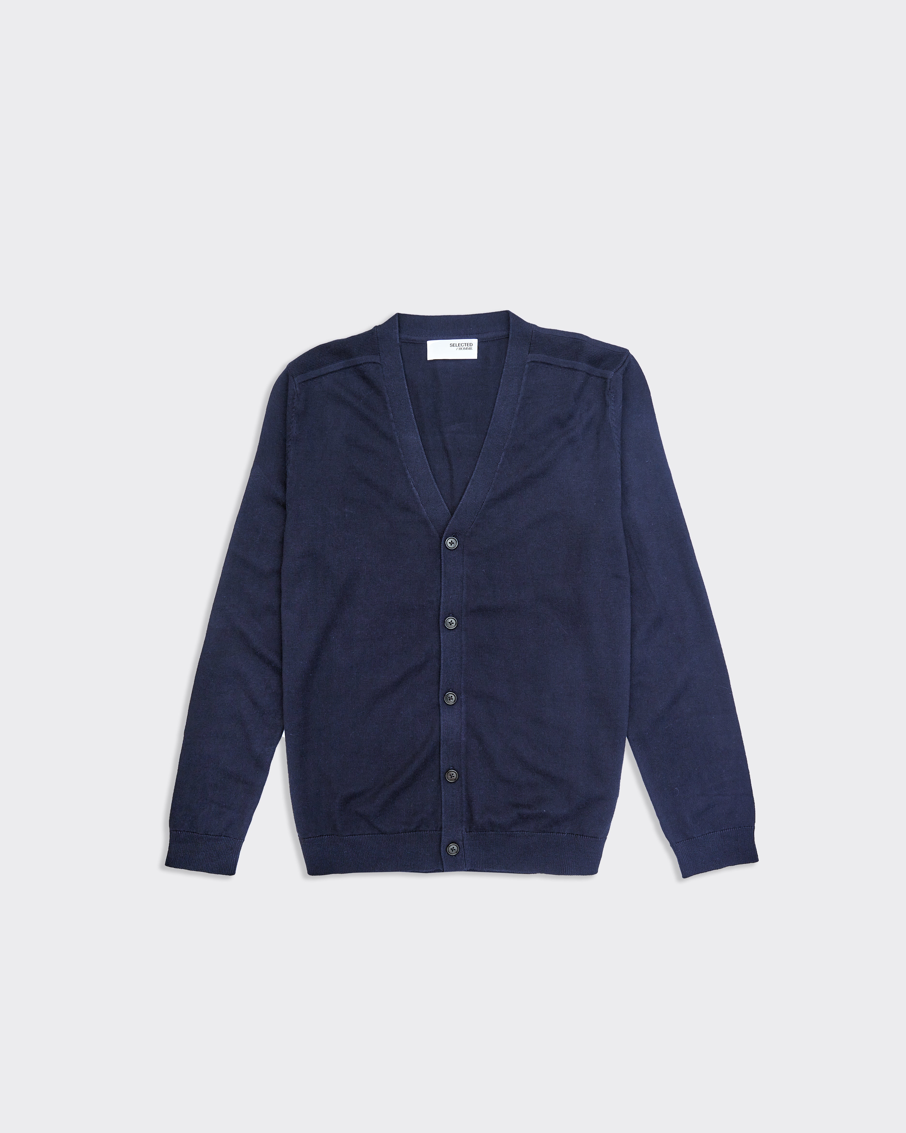 Image of Selected Homme Cardigan Berg V-Neck Blu