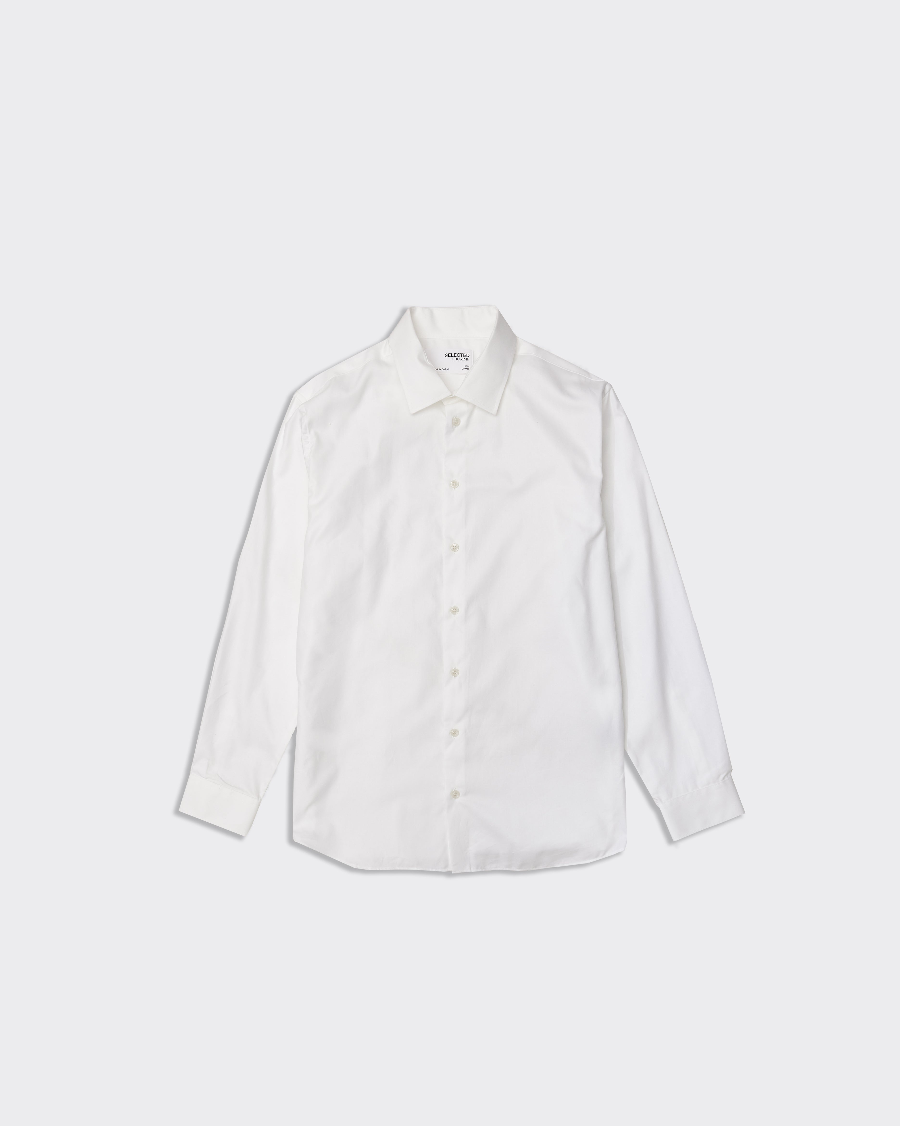 Image of Selected Homme Camicia a maniche lunghe Ethan Bianca