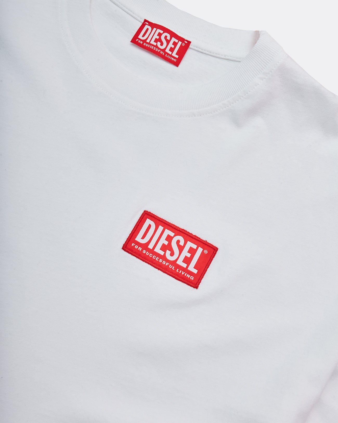 Image of Diesel T-shirt T-Nlabel L1 Bianca