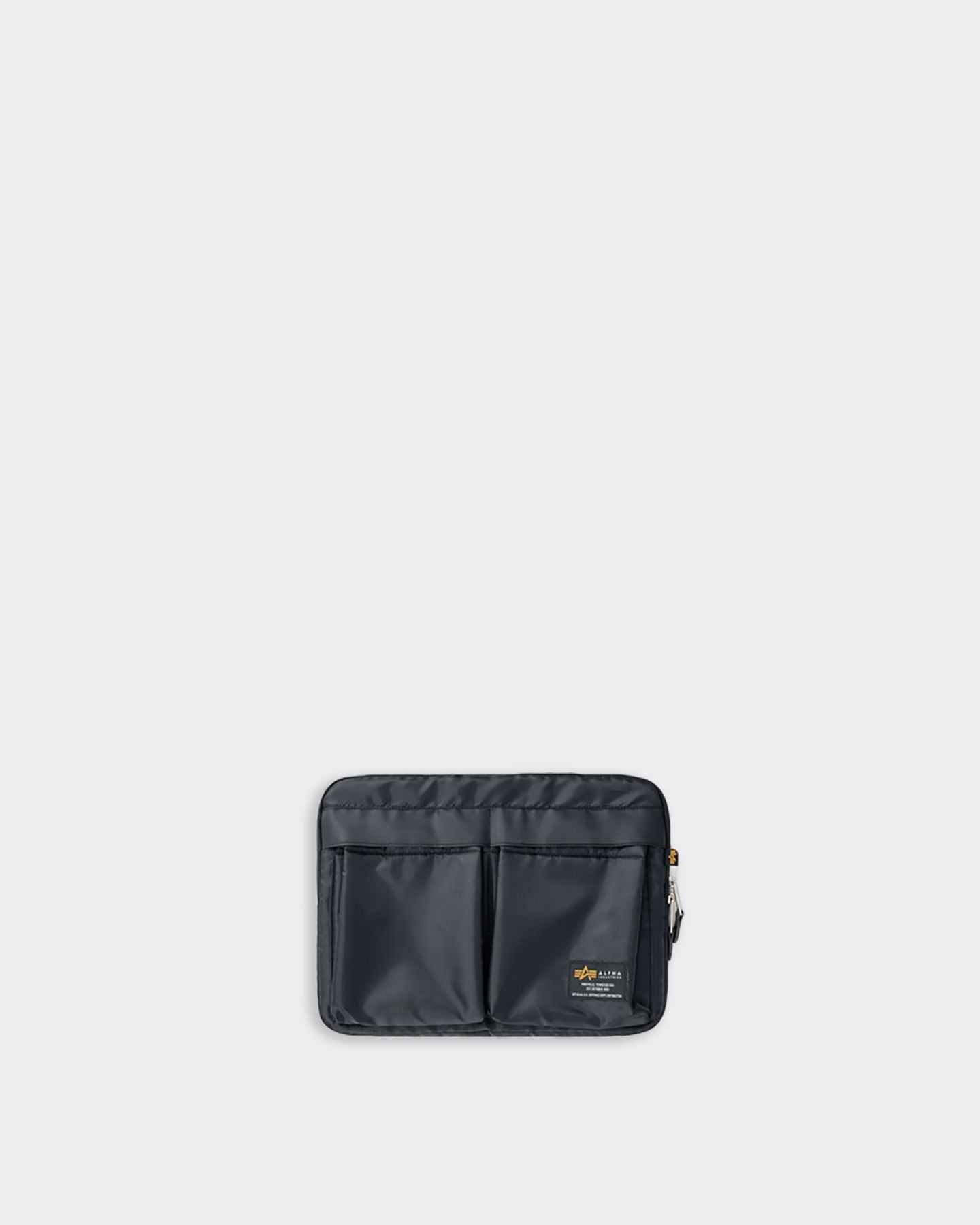 Image of Alpha Industries Borsa Label Notebook Nera