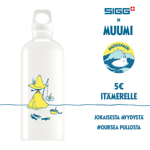 sigg x muumi oursea valkoinen