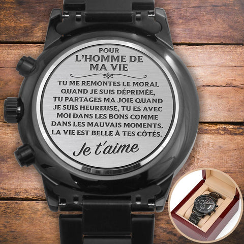 une montre pour homme est le cadeau idéal pour la fête des pères