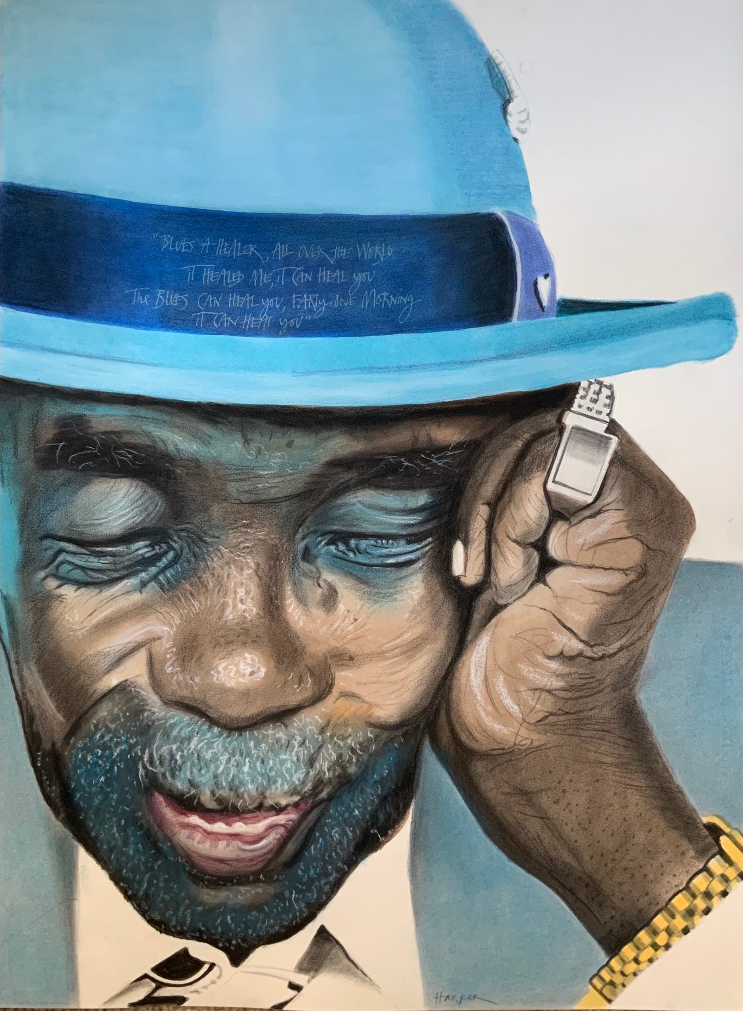 John Lee Hooker, the Healer – BobHarperArt