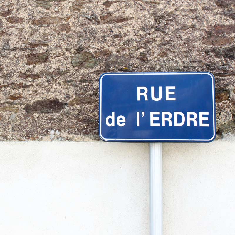 french street signs