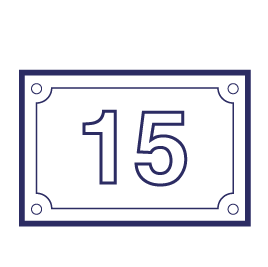 pictogram street number - Plomeis