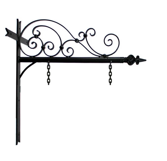 Wrought iron arabesque bracket - Plomeis