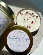 Load image into Gallery viewer, Birthday Cake Soy Candle | 4 oz Candle | CELEBRATION COLLECTION
