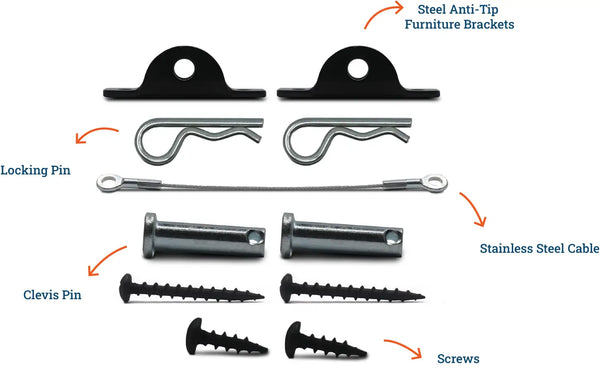 What's Inside a Furniture Anti-Tip Kit