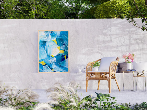 How to Weatherproof Art for the Outdoors - Blue i Style