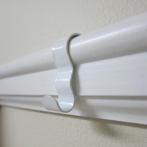 wide picture rail hook on ogee molding