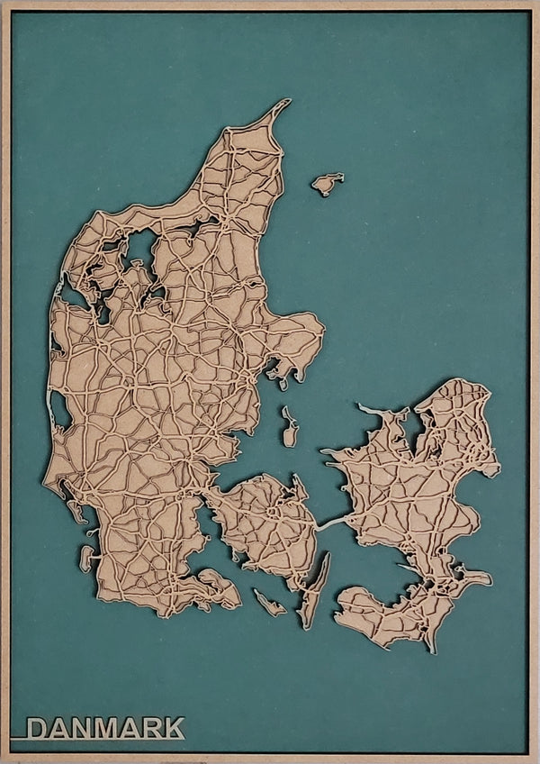 Danmark version 2 - Landkort