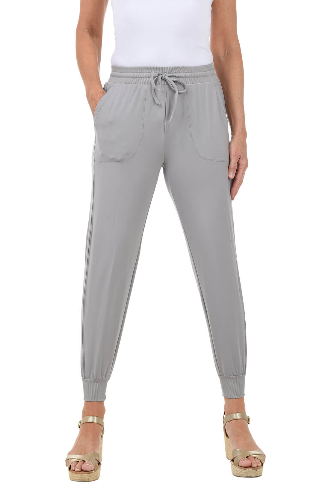 Zac and Rachel Solid Ankle-Length Jogger Pant