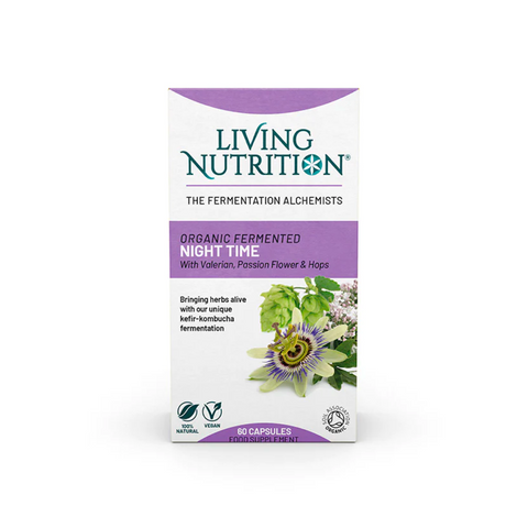 Living Nutrition Organic Fermented Night Time 60 Capsules