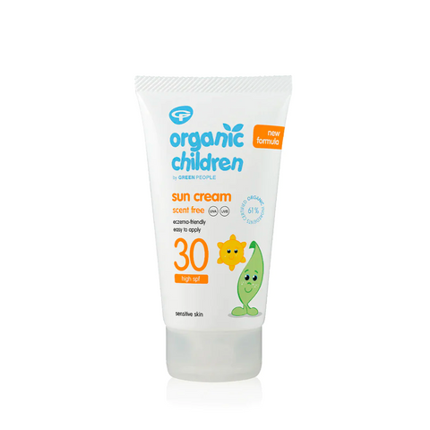 Green People Organic Children Scent Free Sun Cream SPF30 150ml