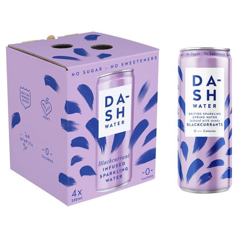 Dash Water - Lime Sparkling Water Multipack 4 x 330 ml