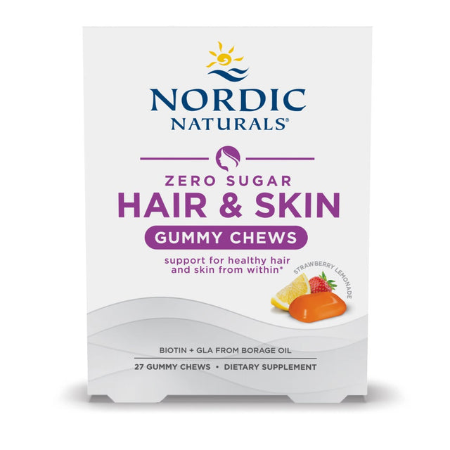 Product Image Zero Sugar Hair and Skin Gummy Chews