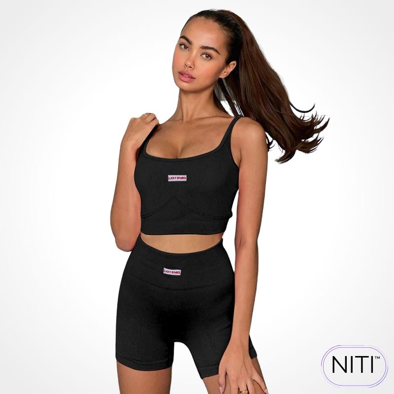 Ensemble Top et Short Pole Dance - Lucky by NITI™