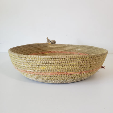 goldenrod dyed fruit bowl