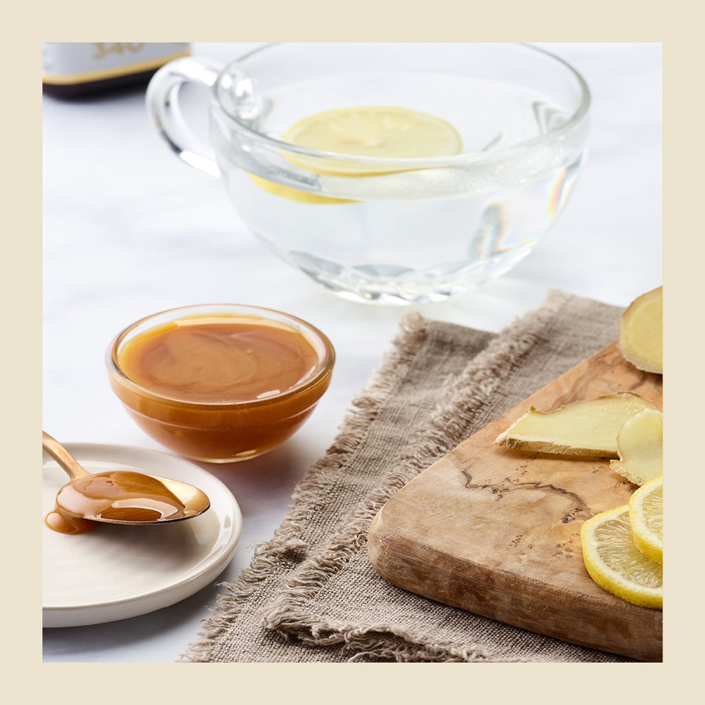 Manuka honey and lemon