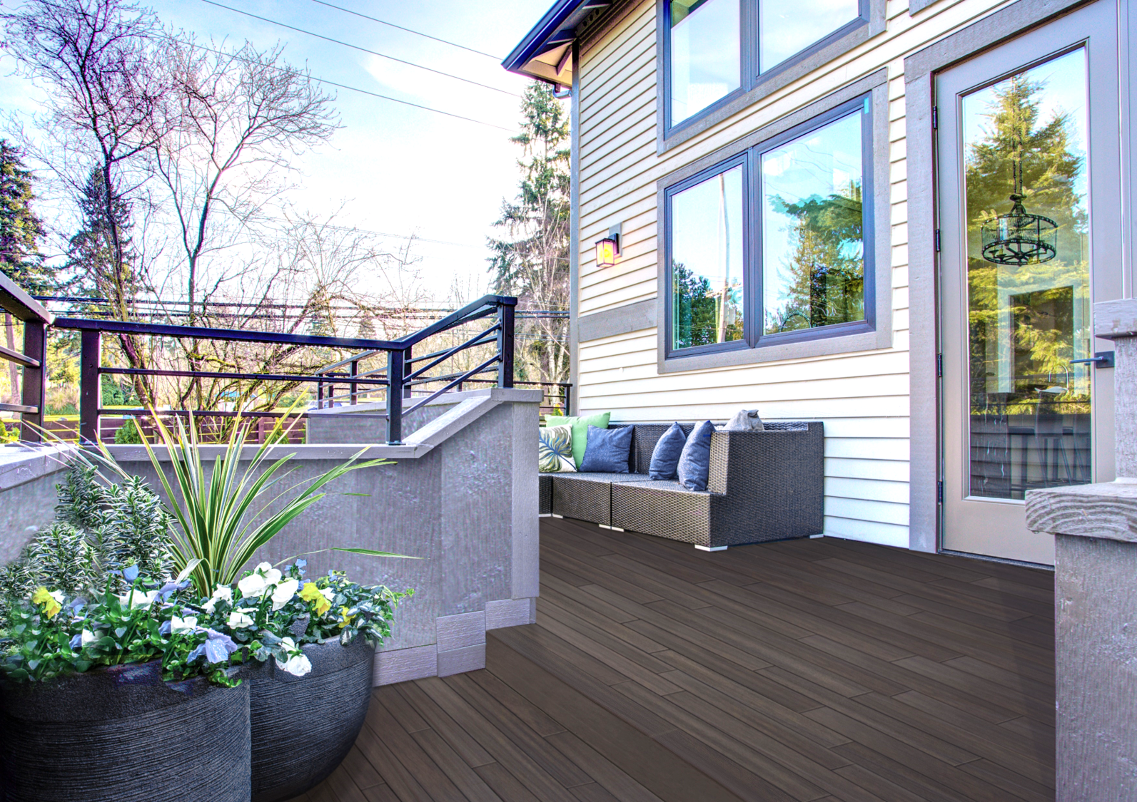 Decking in pvc WPC SUPER