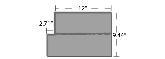 Classic Brick Dimensions Classic Brick DIY brick wall panel Dimensions