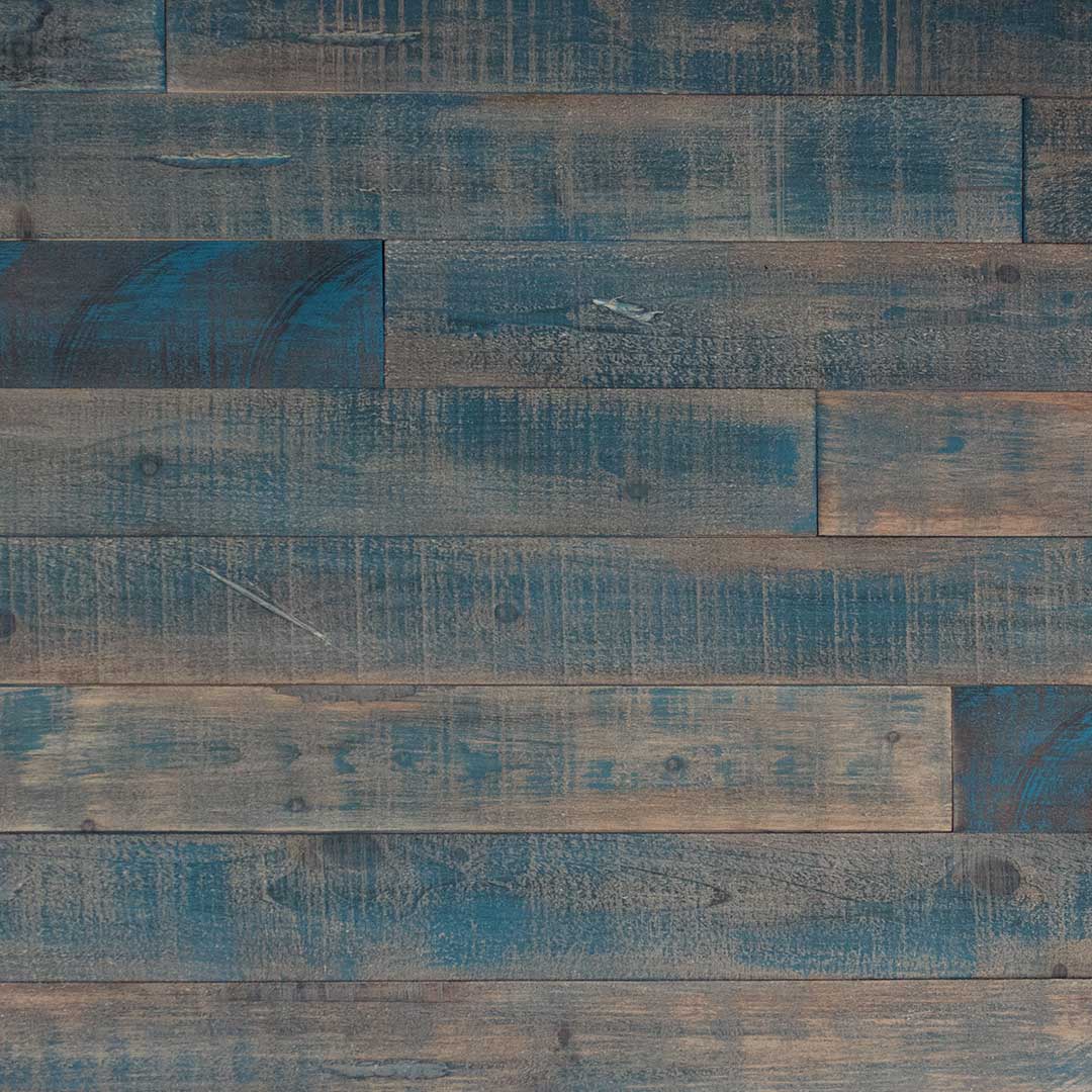 Distressed Wood Wall Blue Ish Wall Theory