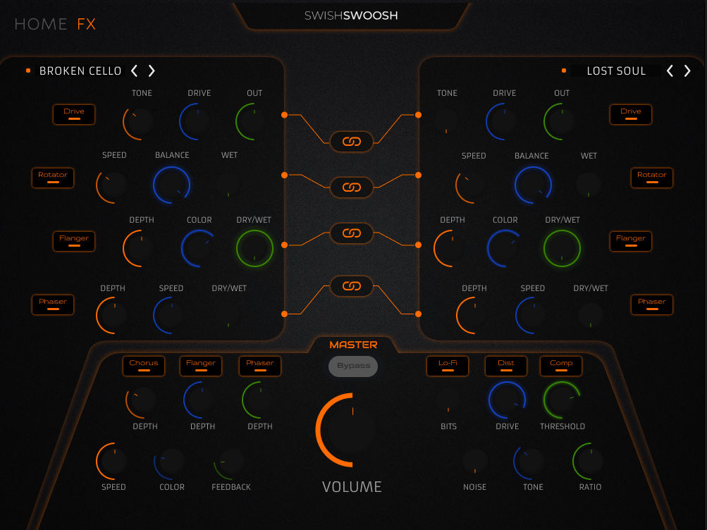 Amber Interface FX page