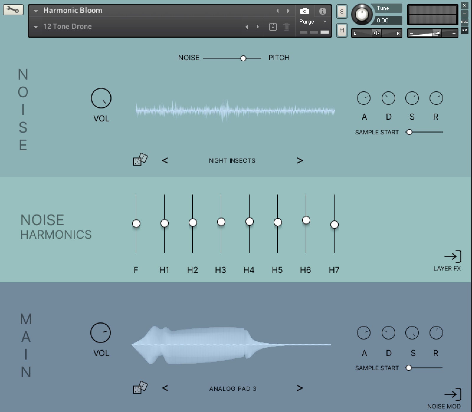 Harmonic Bloom GUI