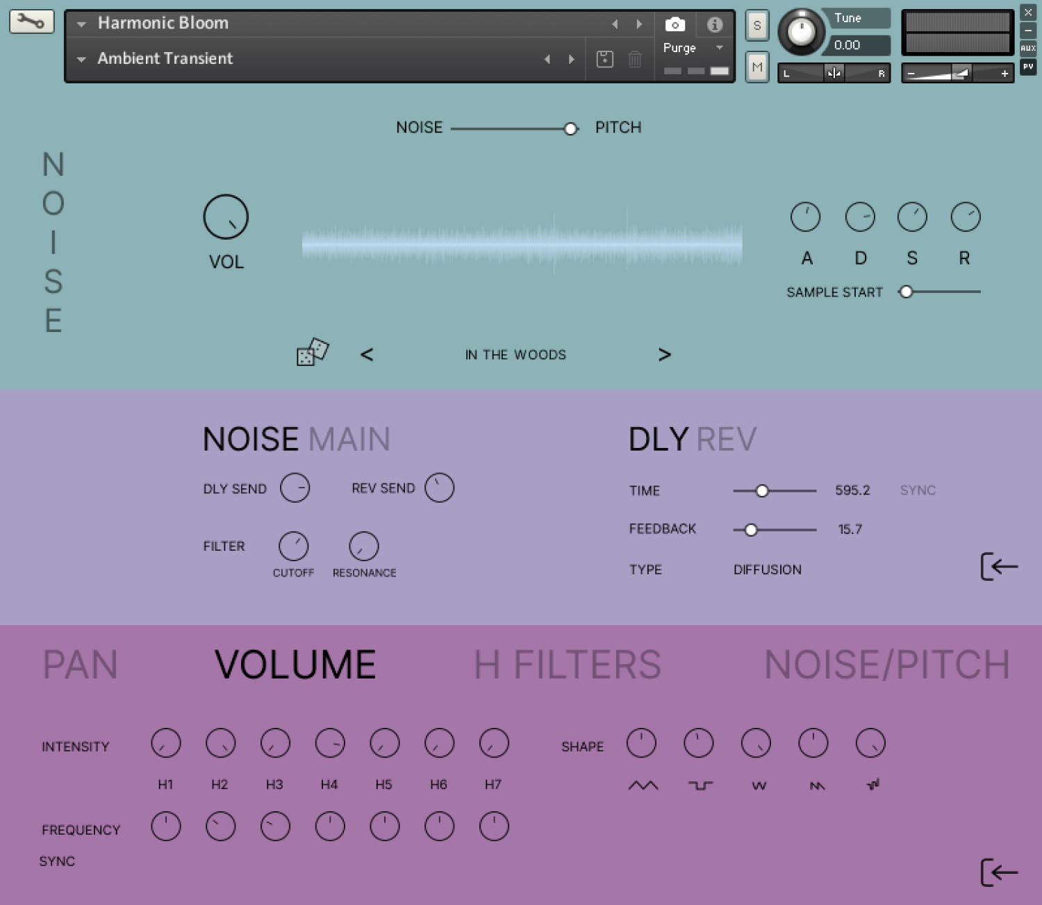 Harmonic Bloom GUI FX