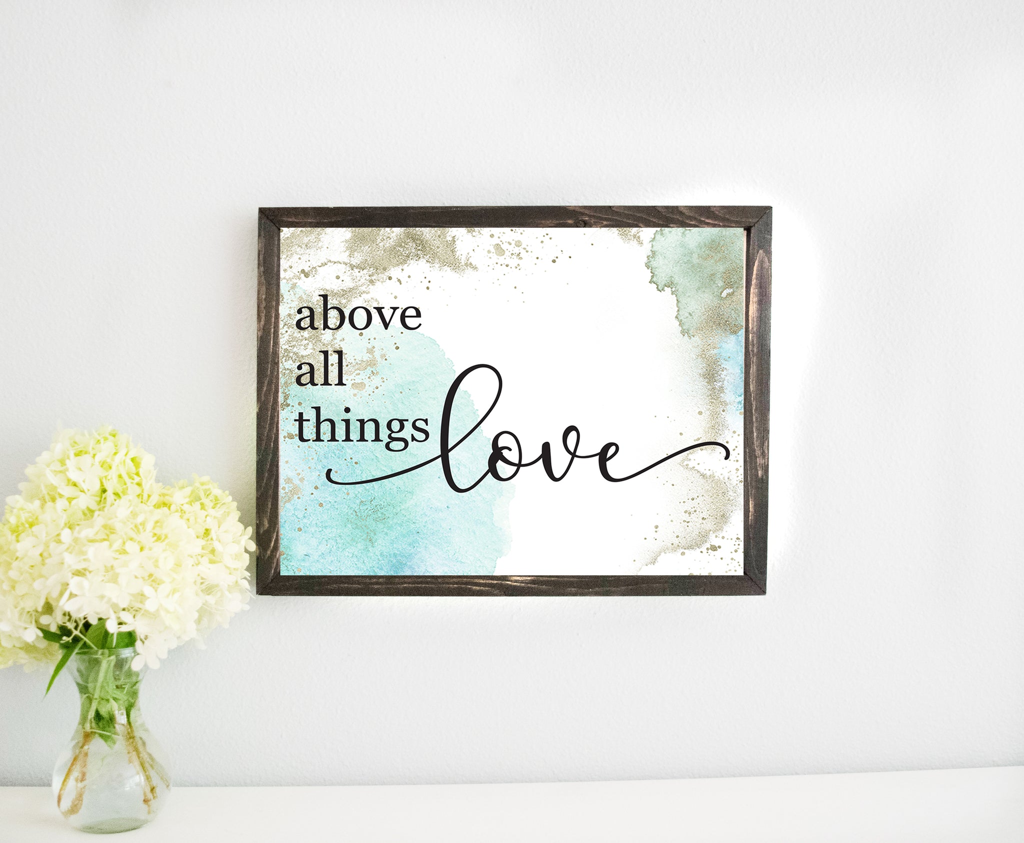 Be Art Studio Ephesians Handmade Grounded Schafer Bible 3:17 Verse - W Rooted In Love\