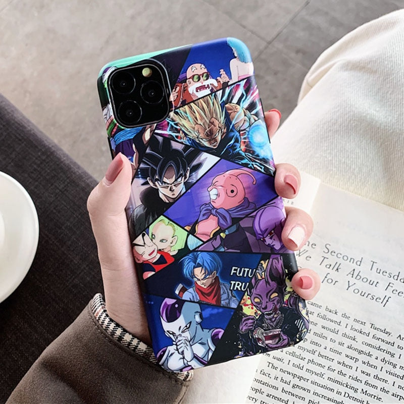 Anime Case For Coque iPhone 11 pro X XS MAX XR 7 7plus 8 8plus ...