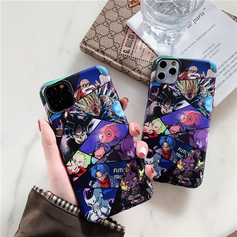 Anime Case For Coque iPhone 11 pro X XS MAX XR 7 7plus 8 8plus ...