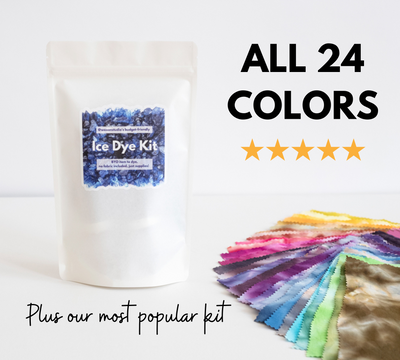 Ice Dye Powder Plus Soda Ash Prepared Easy Ready to Use Supplies for  Beautiful At-home DIY Tie-dye From Pro Dye Artists Waxonstudio 