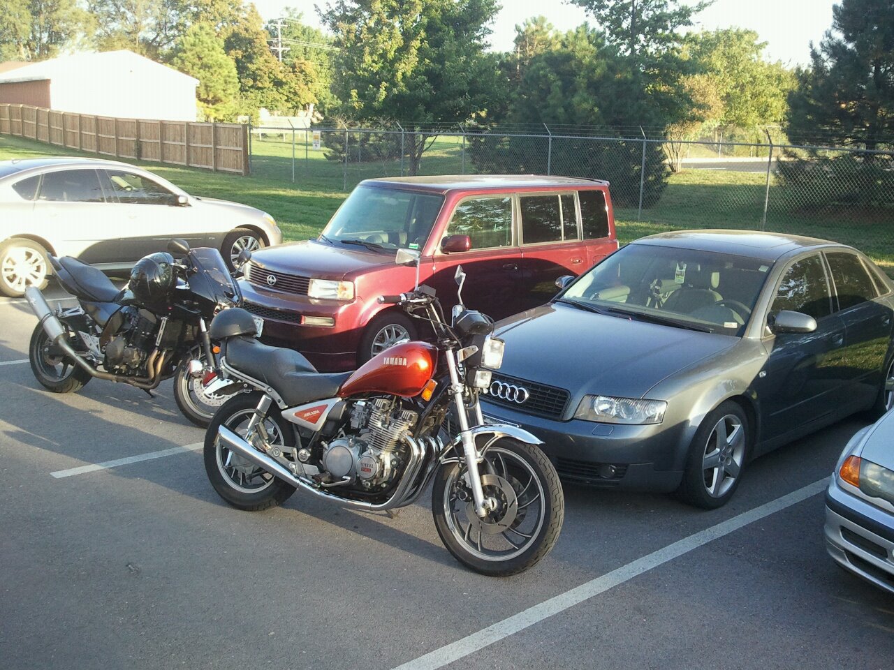 Justin's first motorcycle