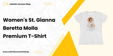 women’s Gianna Beretta Molla premium t-shirt