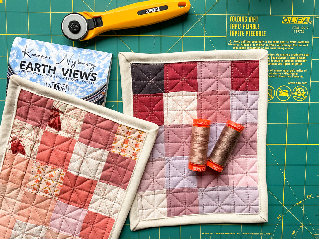 Quilted Potholders Tutorial