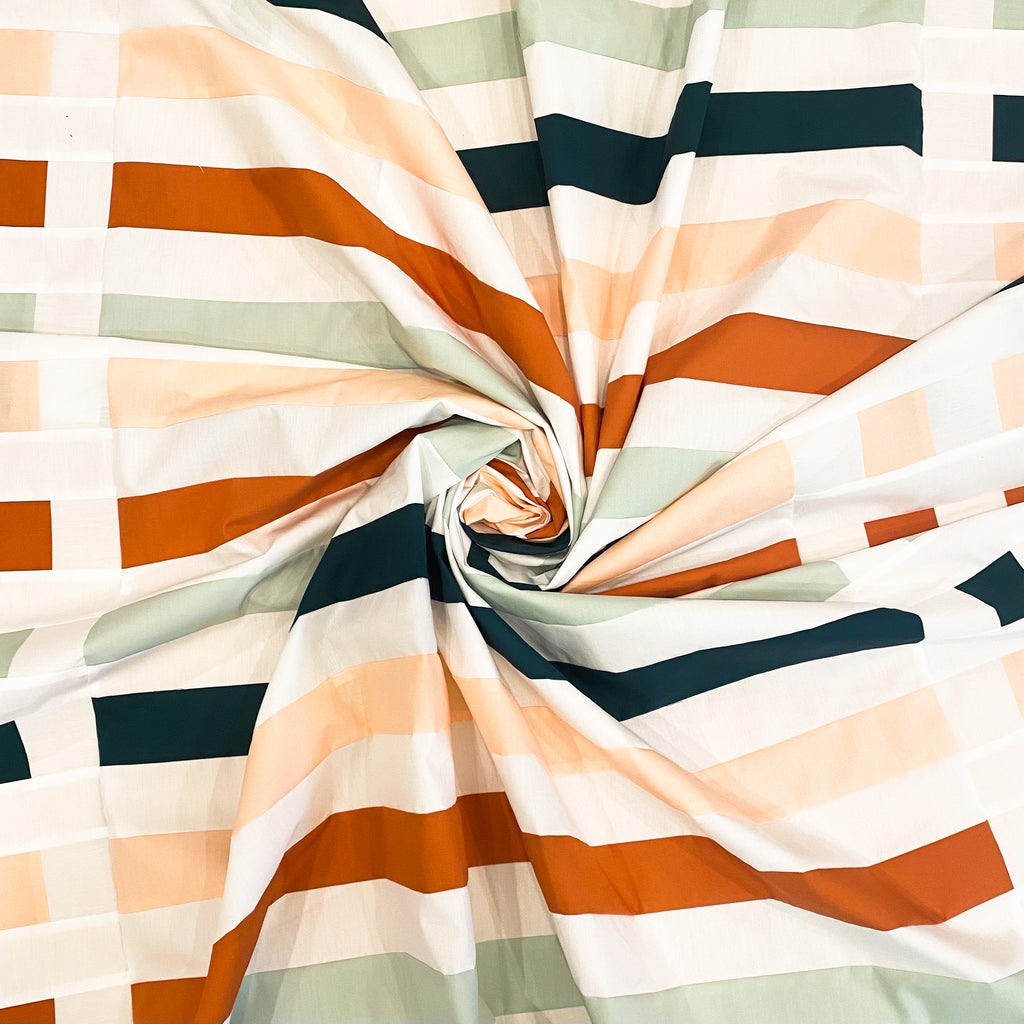 Simple Stripes Quilt by Lindsey Partridge - @peartreedesignsco