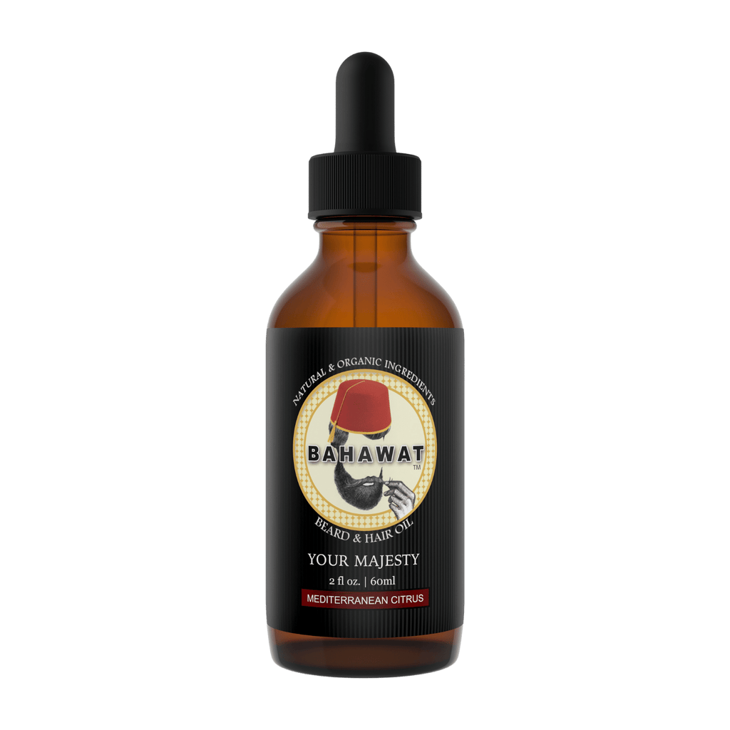 Beard Oil Leather  Grow Beard & Smell like a Millioanire - BAHAWAT –  Bahawat