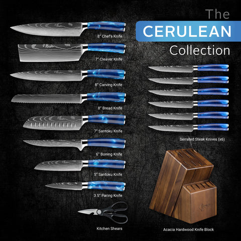 Cerulean 16 Block Knife Set Product Image 2