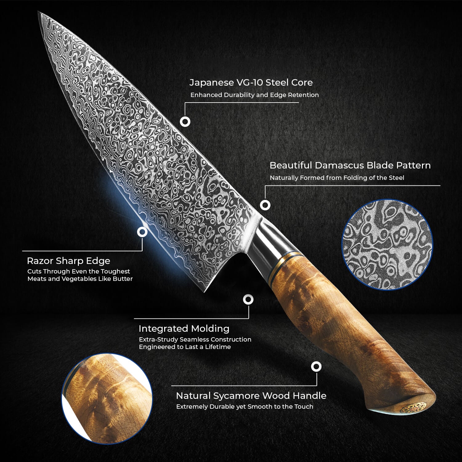Dynasty Chef Knife Product Image 2
