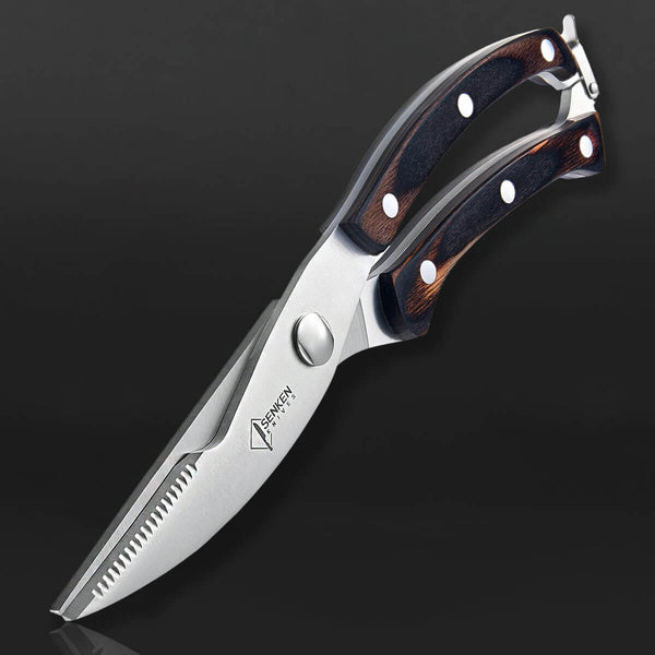 SENKEN 12 Brisket Knife with Engraved Damascus Pattern - Ultra Sharp  Slicing