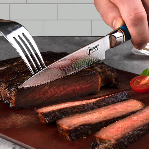 Tsunami Damascus Steak Knives Product Image 1
