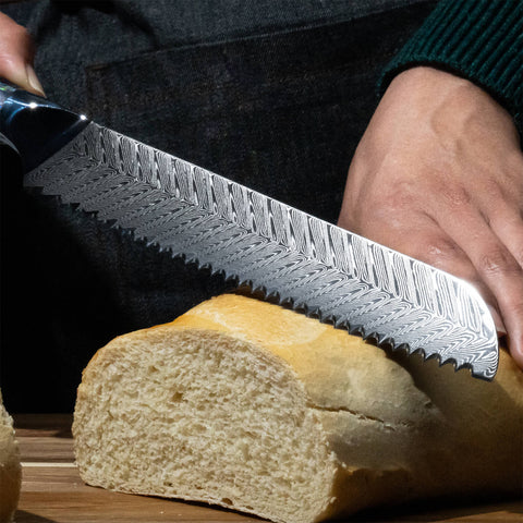 Umi Closeup Cutting Bread Knife