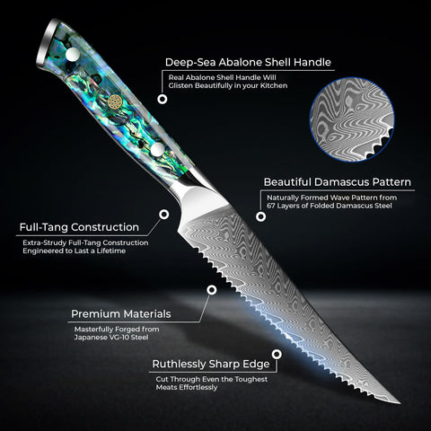 Umi Abalone Steak Knife Set Product Image 3
