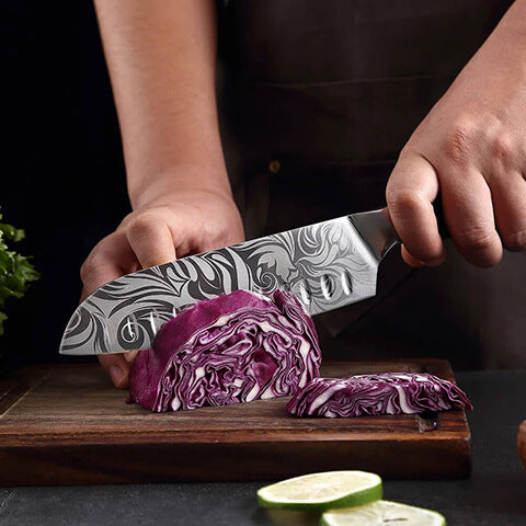 MOSFiATA 8 Super Sharp Professional Chef's Knife with Finger