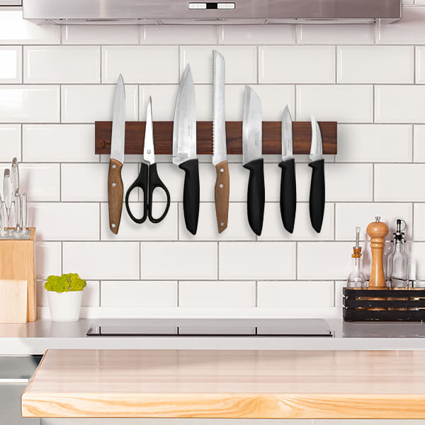 Forge To Table Magnetic Knife Block · Brown