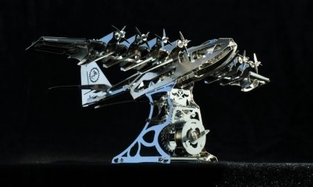 Flugzeug Metallbausatz von time4machine.de Metall Models